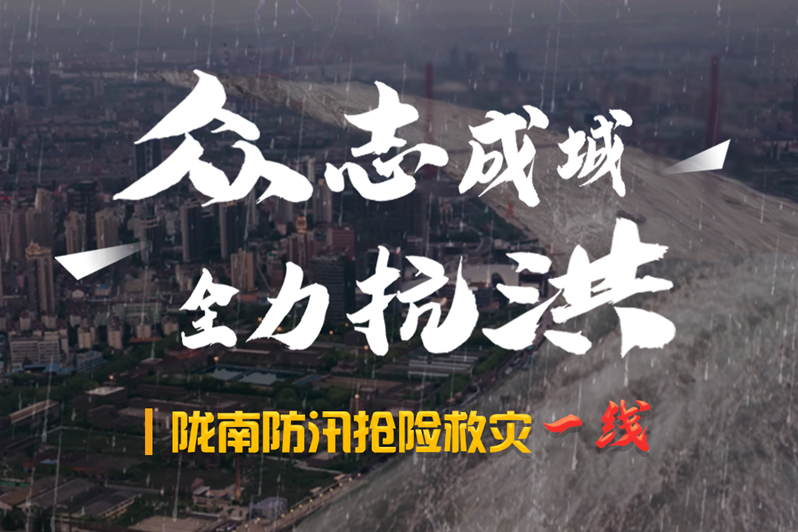 海報丨隴南防汛搶險救災一線，這些讓我們感動的瞬間!