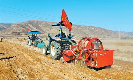 定西市隴西縣17個(gè)鄉(xiāng)鎮(zhèn)的農(nóng)機(jī)合作社、農(nóng)機(jī)手參加了農(nóng)機(jī)技能比賽和培訓(xùn)