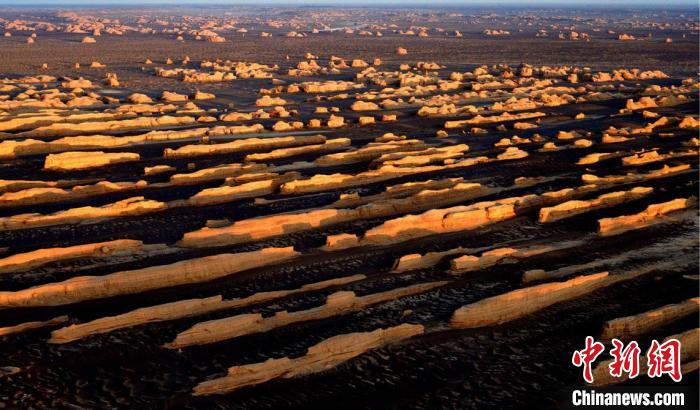 敦煌雅丹世界地質(zhì)公園。(資料圖) 敦煌市委宣傳部供圖
