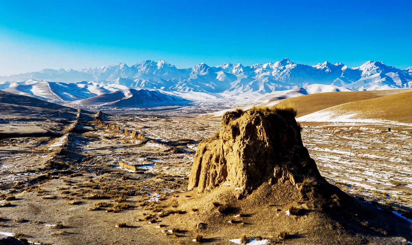 【輪播】武威天祝:祁連山烏鞘嶺段雪后初霽 靜美如畫(huà)_fororder_9