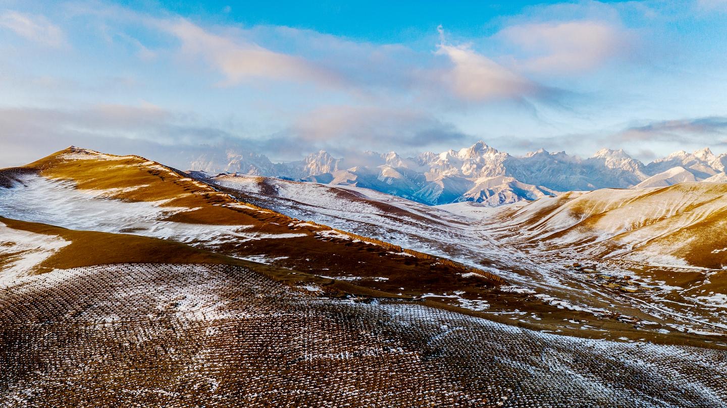 【輪播】武威天祝:祁連山烏鞘嶺段雪后初霽 靜美如畫(huà)_fororder_12