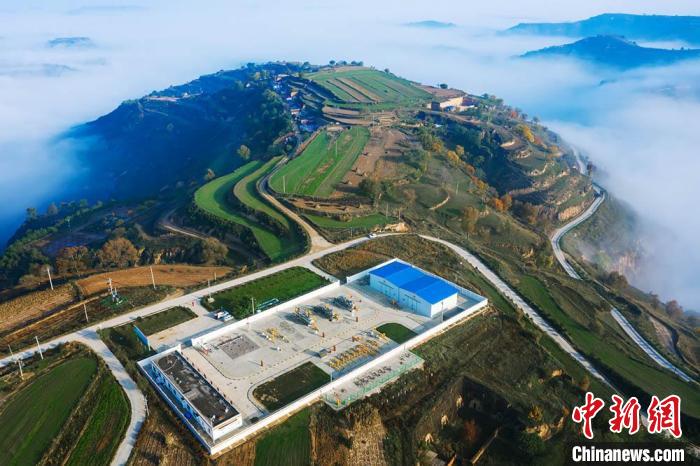 圖為中石油長慶油田慶陽天然氣開發(fā)場站。(資料圖) 慶陽市委宣傳部供圖