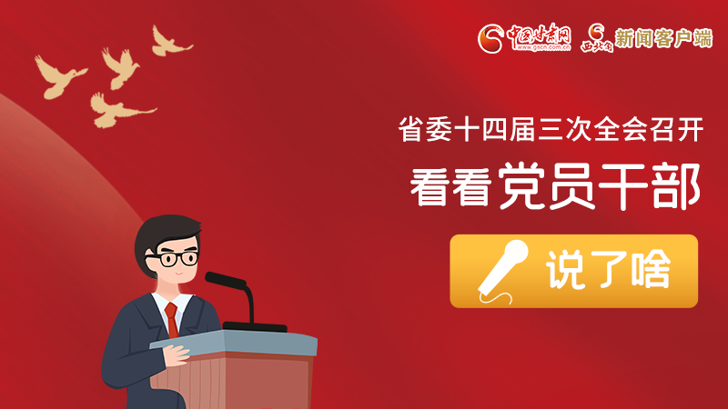 圖解|事關(guān)甘肅省委十四屆三次全會，黨員干部這么說！