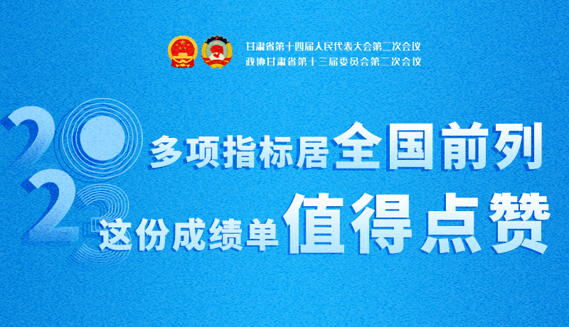 【聚焦2024甘肅兩會(huì)】3D海報(bào)|多項(xiàng)指標(biāo)居全國前列！甘肅這份成績單值得點(diǎn)贊