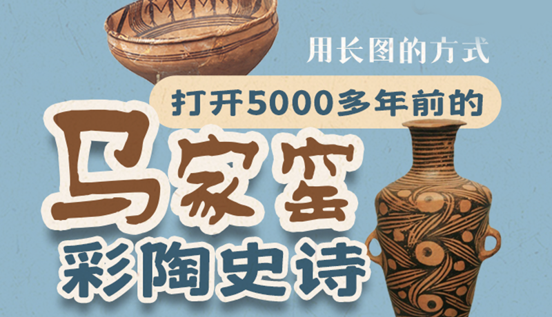 用長圖的方式，打開5000多年前的馬家窯彩陶史詩