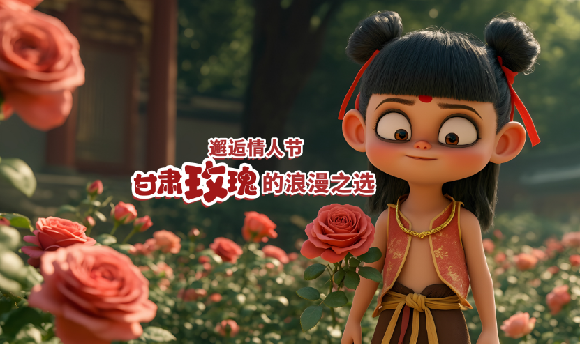 AI視頻 | 邂逅情人節(jié)，甘肅玫瑰的浪漫之選