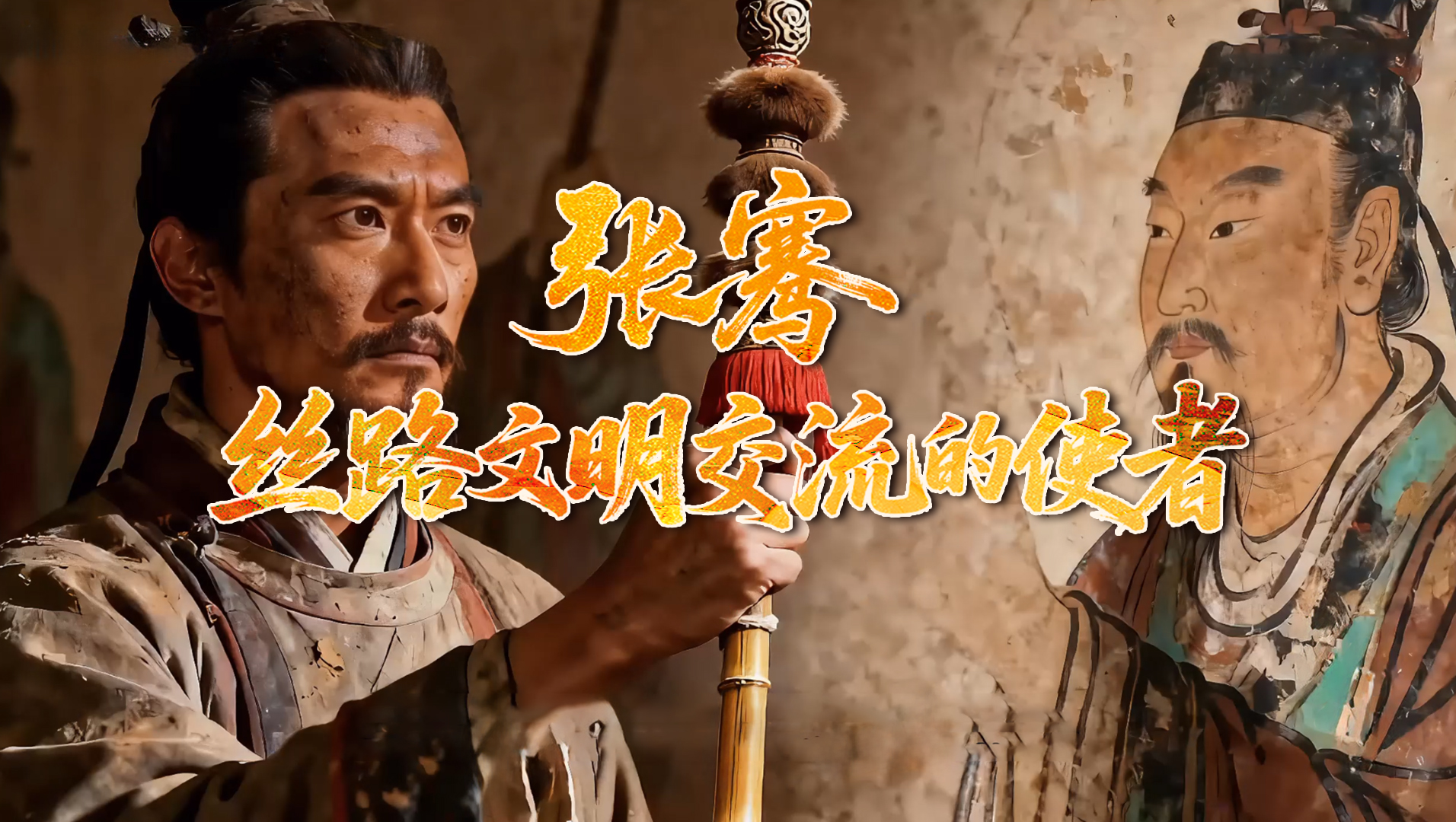 【何以中國(guó)·壁畫里的中國(guó)】AIGC系列視頻|張騫：絲路文明交流的使者