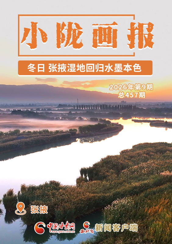 【小隴畫(huà)報(bào)·457期】冬日，張掖濕地回歸水墨本色 