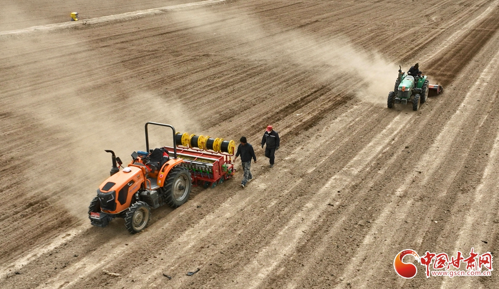 科技賦能小麥播種