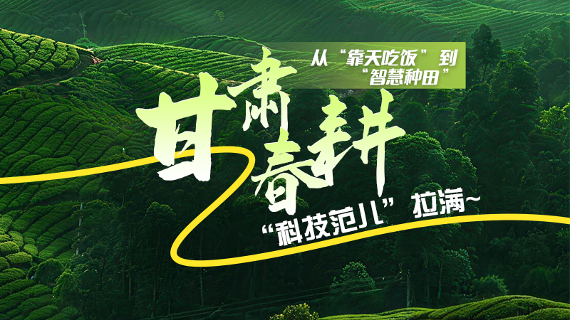 長圖|從“靠天吃飯”到“智慧種田”，甘肅春耕“科技范兒”拉滿